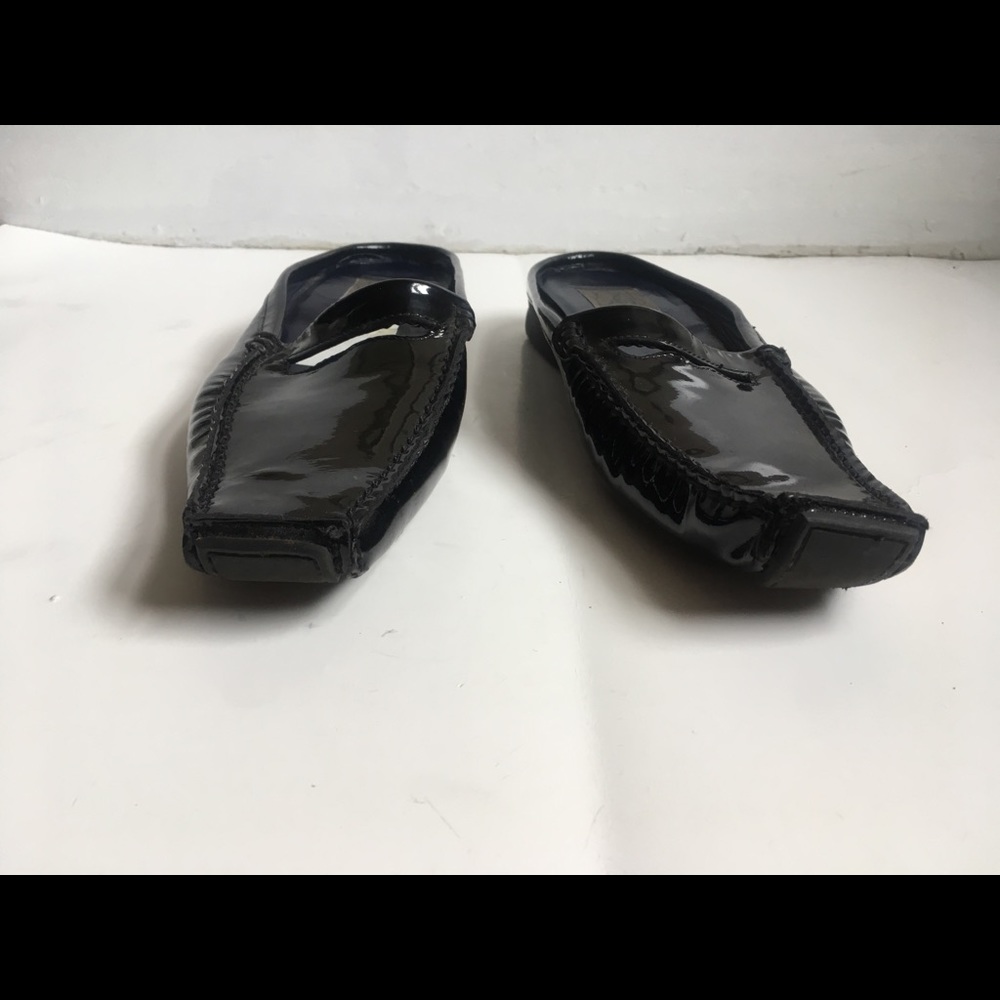 JOAN & DAVID Black Patent Leather Slip- In - Picture 5 of 8